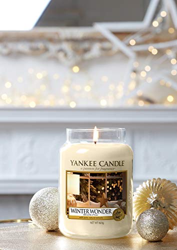 Yankee Candle vela aromática en tarro grande, maravilla invernal