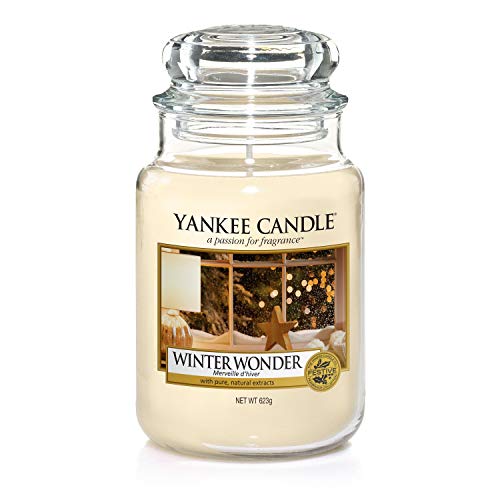 Yankee Candle vela aromática en tarro grande, maravilla invernal