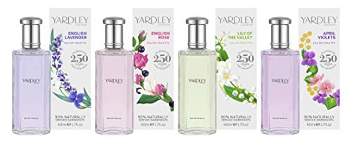 Yardley London April Violets Agua de colonia para mujer, 50 ml