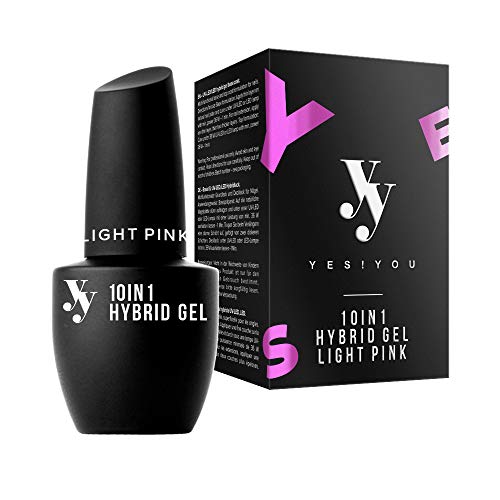 YES!YOU - Gel 10 en 1 híbrido, rosa claro, 15 g