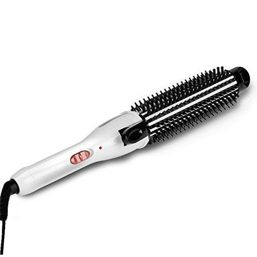 YIHANGG Cerámica Del Pelo Del Palillo Del Pelo Eléctrica Volumen Recta De Doble Uso Contrachapado Pelo Liso Clip De Alisado Permanente Gran Volumen No Duele,White