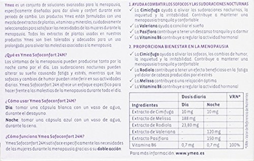 Ymea Menopausia Sofoconfort 24h cápsulas