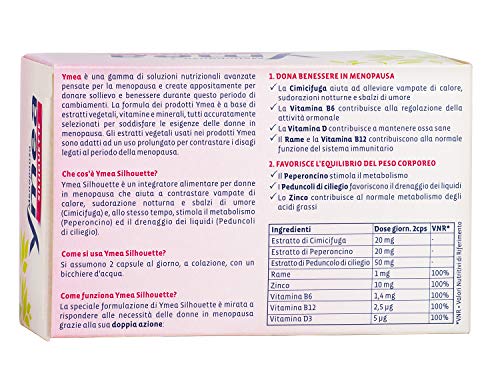 Ymea Silueta de comida Suplemento 128 Cápsulas