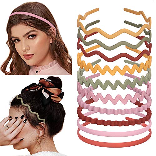 YMHPRIDE 10 Uds diadema elástica esmerilada para mujer diadema nudo de moda accesorios para el cabello