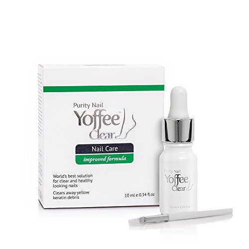 Yoffee - Yoffee Clear - Purity Nail - Antibacteriano y antiséptico, Tratamiento de Uñas de los hongos, Apto para dedos y pedicura, con Árbol de Té y Aceite de Argán (10ml)