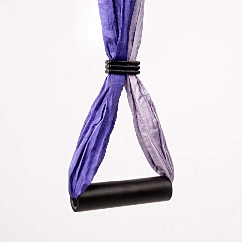 YOGABODY Yoga Trapeze (Oficial) con DVD, Color Lila - Yoga Aéreo