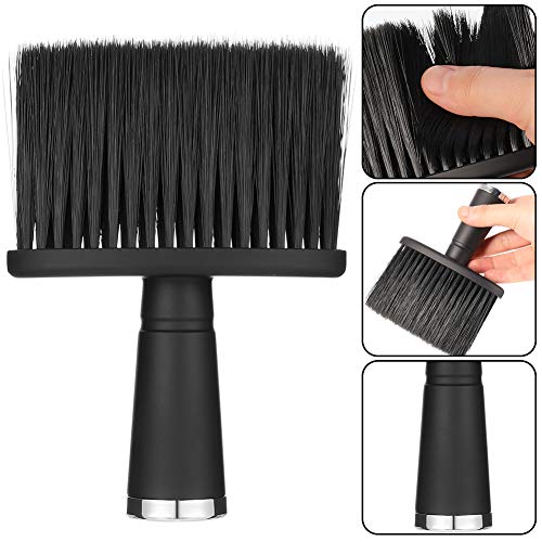 You&Lemon Cepillo de Barberos Cepillo Para Plumero de Cuello Brocha de Peluquería Cepillo de Limpieza Suave Para el Cabello Negro