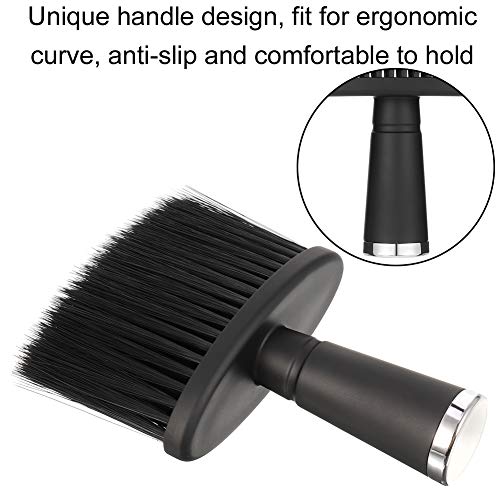 You&Lemon Cepillo de Barberos Cepillo Para Plumero de Cuello Brocha de Peluquería Cepillo de Limpieza Suave Para el Cabello Negro