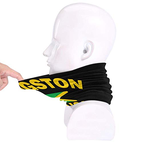 Yuanmeiju Mascarilla de protección multifuncional Bandera de Jamaica Bandanas Microfibra Calentador de cuello Máscara de esquí