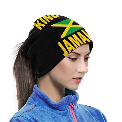 Yuanmeiju Mascarilla de protección multifuncional Bandera de Jamaica Bandanas Microfibra Calentador de cuello Máscara de esquí