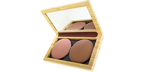 ZAO Bamboo Box (Empty) Cosmetics Refill Case - Refill Box for Eyeshadow, Powder, Blusher by ZAO essence of nature