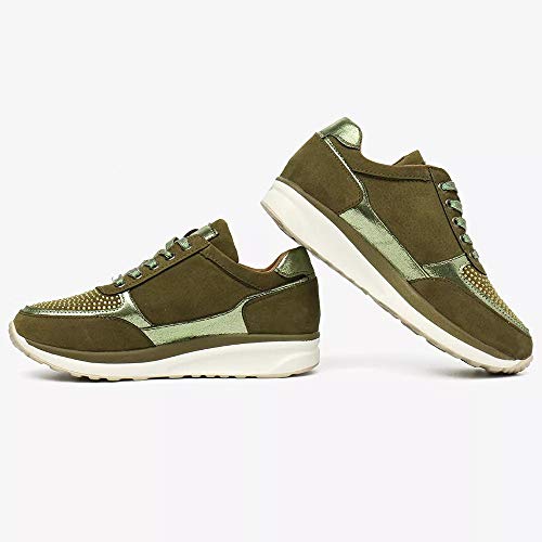 Zapatillas De Mujer Plataforma De CuñA Zapatos Casuales De Diamantes De ImitacióN De Plataforma Zapatillas con Cremallera Comodidad Antideslizante Zapatos De Trekking MontañIsmo Zapatos Al Aire Libre