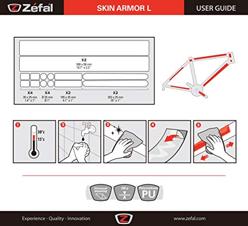 Zefal Skin Armor Protector para Cuadro, L