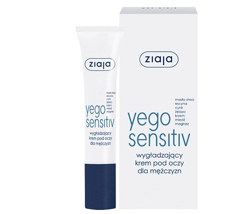Ziaja Yego Sensitiv Smoothing Crema de las ojeras para hombres 15 ml 01292