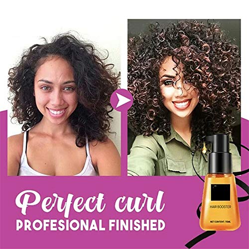 ZJXAM Super Curl Defining Booster Hair Fixing, Aceite Esencial Reparador del Cabello, Defined Curls Oil Care Essence Oil, Hair Booster Strictly Curls Cream