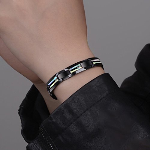 ZMLSXU Business Hand Fashion Space Porcelana Cadena de Mano Atmósfera Simple Brazalete magnético para Hombre a tu Amigo Masculino (Tamaño : Metro)