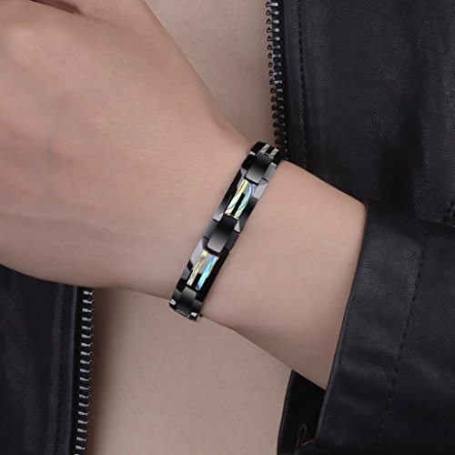 ZMLSXU Business Hand Fashion Space Porcelana Cadena de Mano Atmósfera Simple Brazalete magnético para Hombre a tu Amigo Masculino (Tamaño : Metro)