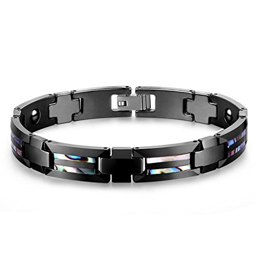 ZMLSXU Business Hand Fashion Space Porcelana Cadena de Mano Atmósfera Simple Brazalete magnético para Hombre a tu Amigo Masculino (Tamaño : Metro)