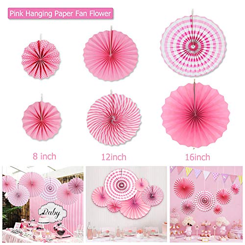 ZNZ DECORACIÓNES para EL Primer CUMPLEAÑOS para BEBÉ - NIÑO NIÑA 1 año Fiesta de Cumpleaños, Globos Pancartas Papel de Abanico Flor y Pastel Topper de Corona de Tiara,Gorra, Diadema, Papel Borla