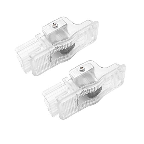 ZTMYZFSL 2 Unids Coche Logo Proyección Proyector LED Puerta fantasma Shadow Light Bienvenido Lámpara de Luz