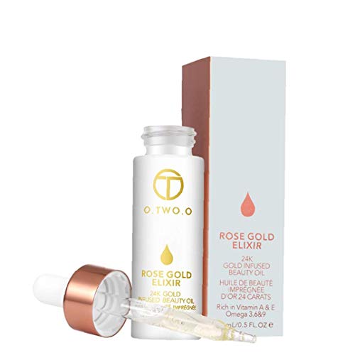 1 Pieza De Oro Rosa Elixir De Maquillaje De La Piel Aceite De Belleza Aceite Esencial Antes De Aceite Cara Base De Maquillaje Primer De Labios Hidratante Cartilla De La Mujer Cuidado De La Piel