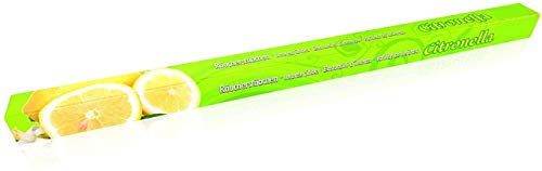 10 paquetes de incienso Citronella Anti Mosquito, tiempo de combustión aprox. 60h (total). Oferta de ahorro como alternativa a las velas de citronela o candelitas para exterior o en el jardín.