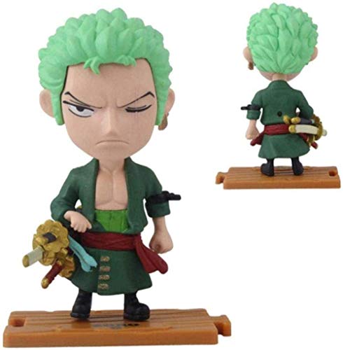 10 PC / porción Une PIEgrave; CE Luffy Zoro Nami Robin Chopper Sanji PVC Figura Poupeacute; es avec Base 10 cm Mignon Mini Jouet Bande Dessineacute; e Sculpture Collection Collection Cadeau Xping