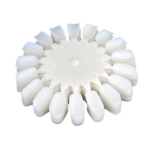 10 X Mostrador Exhibidor Display En Forma De Plato 18 Uñas Postizas