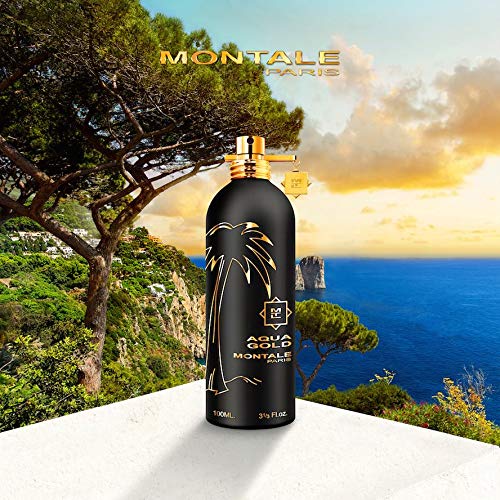 100% auténtico Aqua Gold Eau de perfume 100 ml fabricado en Francia + 2 muestras de nicho + 30 ml de cuidado de la piel.