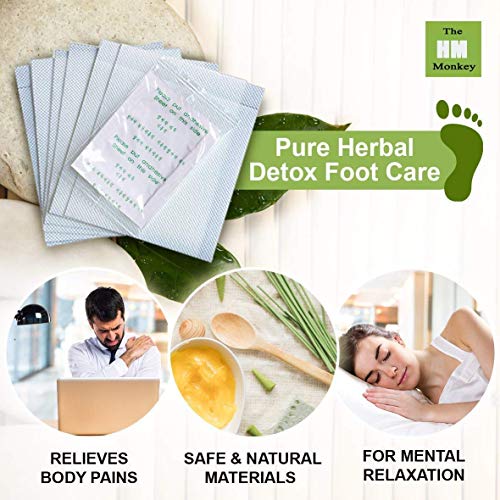 100% Naturales Detox Foot Pads, Adelgazar Electrolisis Parches Para Pies, Eliminan Toxinas Cuerpo, Aceleran Metabolismo, Anti-Estres, Alivian Dolor, Mejoran SueñO,Pcs52 + 8 (Regalo)