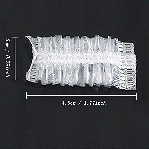 100 piezas Desechables Cubiertas de Oído, Tina de Baño Ducha Protector de Oreja Protector de Oreja Impermeable Tapas Para Tinte de Cabello, Ducha, Baño