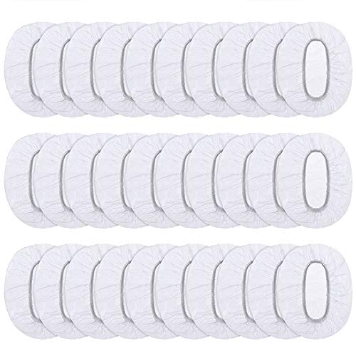 100 piezas Desechables Cubiertas de Oído, Tina de Baño Ducha Protector de Oreja Protector de Oreja Impermeable Tapas Para Tinte de Cabello, Ducha, Baño