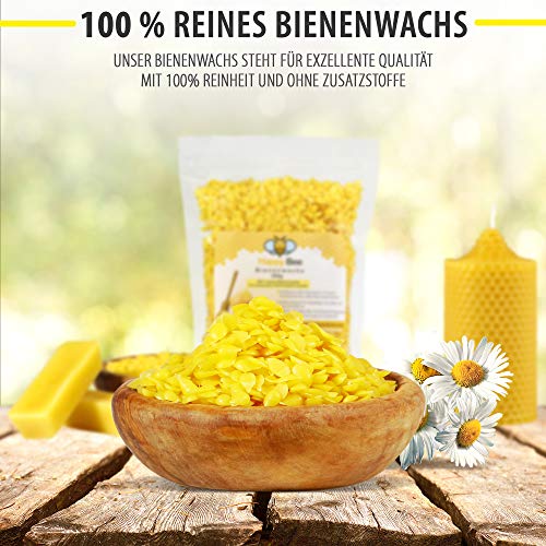 100% puras pastillas de cera de abeja - 200 gramos - Perfecto para la producción de cosméticos y velas