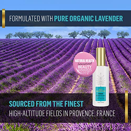 1001 Remedies Ambientador Casa - Bruma de Almohada, Spray Purificador de Aire para Hogar y mas con Lavanda & 19 Aceites Esenciales Aromaterapia - Aire Fresco, 100% Natural Fragancias, Vegano