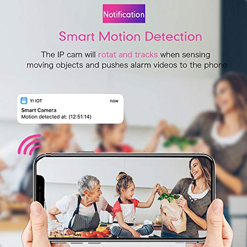 1080P Cámara De Vigilancia WiFi Interior， Mibao Cámara Vigilancia, HD Visión Nocturna, Detección de Movimiento Remoto, Alarma de Correo Electrónico, Audio Bidireccional, Monitor para Bebe/Perros
