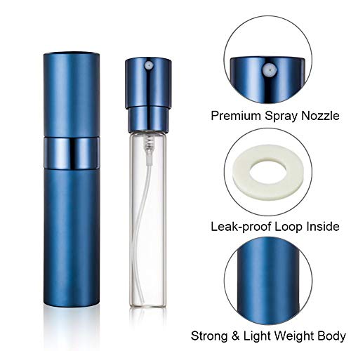10ml Atomizador Perfume Recargable| Botella De Viaje Portátil Vacía | para Hombre y Mujer