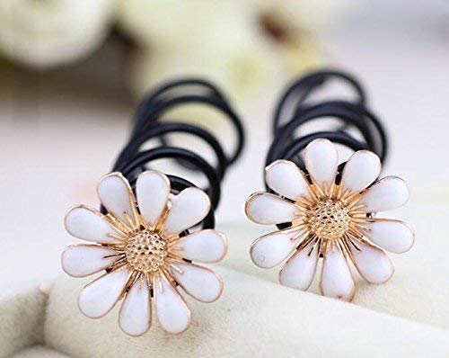 10PCS Lovely Assorted Color Flower Spiral Spin Screw Hair Pins Bobby Pins Twist Insert Hairpins Barrettes Hair Clips Hair Bun Styling Tool Hair Accessories for Women Girls DIY Hair Style