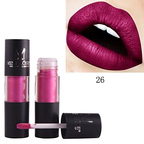 12 Colores Profesional Mate Pintalabios de Maquillaje Larga Duracion para Niñas por ESAILQ P