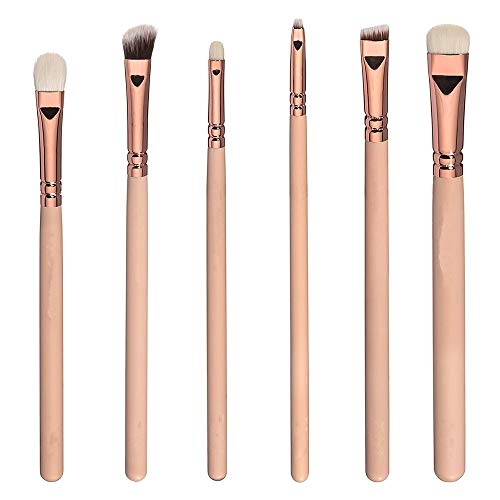 12 / set Rosa de Oro completo Set Maquillaje de ojos de precisión ojos del cepillo del sistema con sombra de ojos lápiz mezcla de pinceles de maquillaje (Handle Color : ZOEVA LOGO)