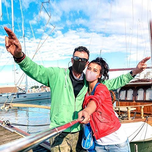 12 unidades antipolvo, reutilizables y lavables, unisex, de espuma de poliuretano | 5 x negro, 3 x blanco, 2 x rosa, 1 x gris, 1 x azul.