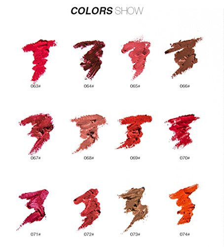 12 x Delineador Lapiz de Ojos y Labios Matte de larga duración. Resistente. Raya del ojo. Lip Liner