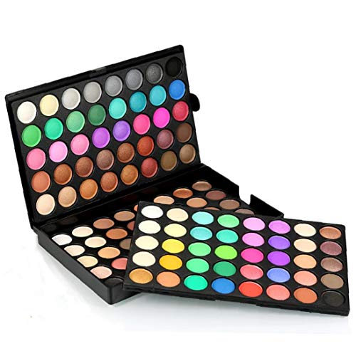 120 Colores De La Gama De Colores Mate De La Sombra De Ojos En Polvo Impermeable Pallete Natural Pigmentado Cosmética Profesional 1 Set