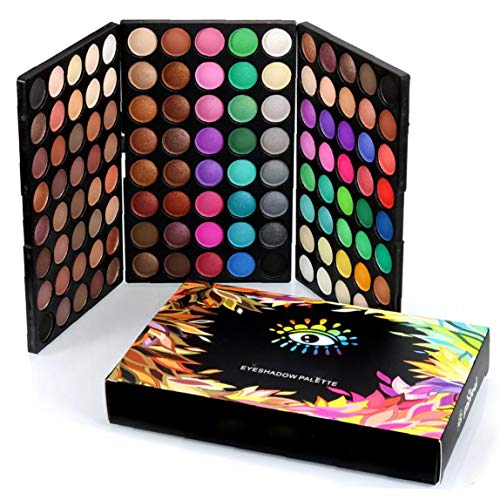 120 Colores De La Gama De Colores Mate De La Sombra De Ojos En Polvo Impermeable Pallete Natural Pigmentado Cosmética Profesional 1 Set