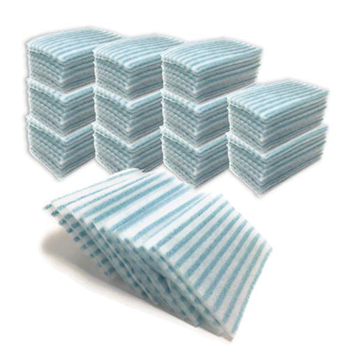 120 Esponjas Jabonosas Desechables. 12 paquetes de 10 esponjas de 20 x 12 cm.