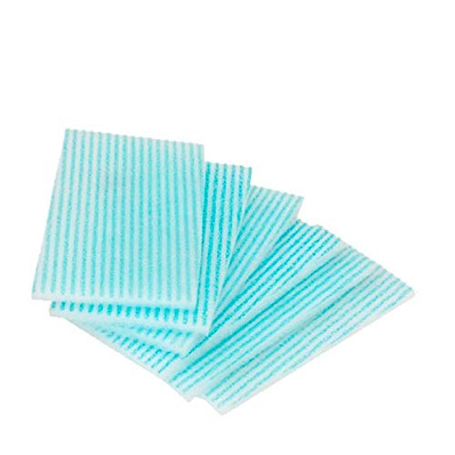 120 Esponjas jabonosas desechables, para adultos, niños y bebés, de napa, para pieles sensibles, 5 Packs de 24 esponjas, 120 unidades
