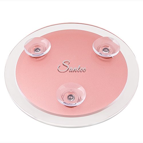 15X Espejo de Aumento (15cm) - con 3 ventosas de Montaje Uso para aplicación de Maquillaje precisa - Cejas/Pinzas - Eliminación de Puntos Negros/Manchas - Espejo de Maquillaje para baño/Viaje
