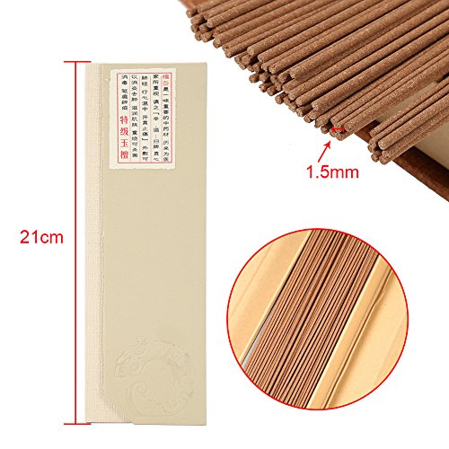 180pcs/Pack ORIENTAL Buda budista aroma naturaleza funda de varillas de incienso con madera de sándalo para uso multifunción