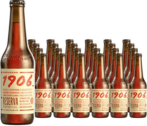 1906 Reserva Especial Cerveza - Pack de 24 botellas x 330 ml - Total: 7.92 L
