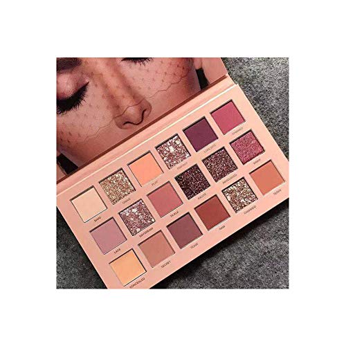 1PC 18 colores Nuevo Desnudo Aromas Paleta Sombra de Ojos Larga duración Multi reflectante brillo mate brillo sombra de ojos Paleta de maquillaje multicolor para muchachas de las mujeres