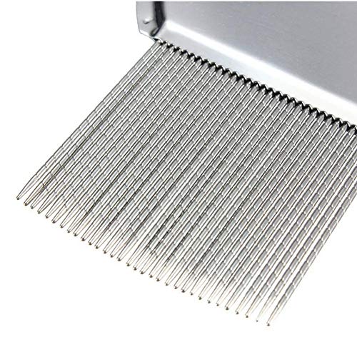 1PC Acero Inoxidable Terminator piojos Peine Libre del Pelo de los niños Rid Piojos Dientes Súper Densidad Quitar Las liendres Peine